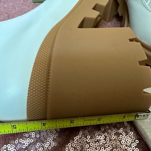 GUCCI Authentic K,GG Supreme Leather Crystal Buckle Platform Ankle  Boots 37/6.5 - Picture 8 of 17